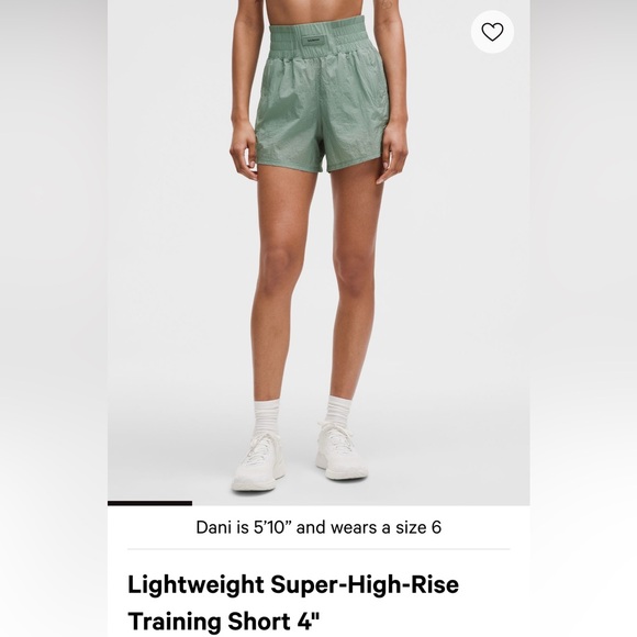 Lululemon Lightweight SHR Training Short 4" sz 6 Crater Blue - Picture 3 of 5